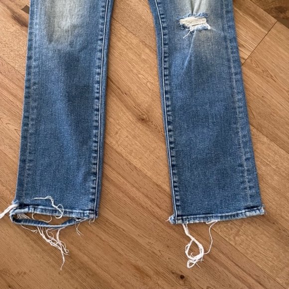 NEVER WORN Mother Denim High Wasted Rascal Ankle in Love Gun Size 24 - Picture 10 of 15